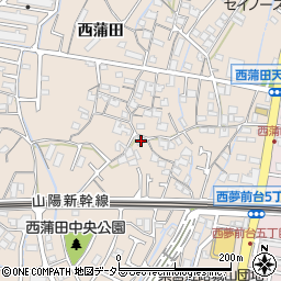 兵庫県姫路市広畑区西蒲田435周辺の地図