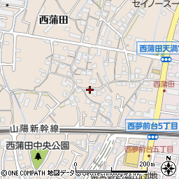 兵庫県姫路市広畑区西蒲田432周辺の地図