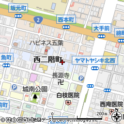 兵庫県姫路市西二階町23周辺の地図