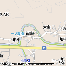 愛知県額田郡幸田町深溝花籠48周辺の地図