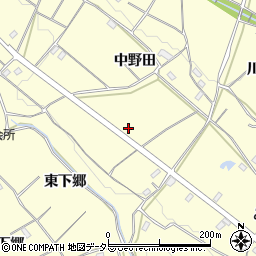 愛知県豊橋市石巻平野町中野田周辺の地図