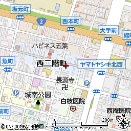 兵庫県姫路市西二階町24周辺の地図