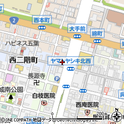 兵庫県姫路市西二階町120周辺の地図