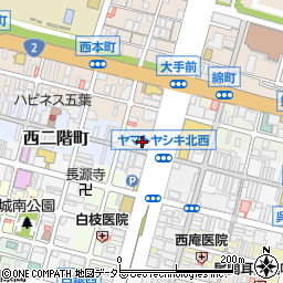 兵庫県姫路市西二階町118周辺の地図