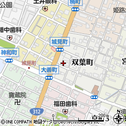 兵庫県姫路市双葉町33周辺の地図