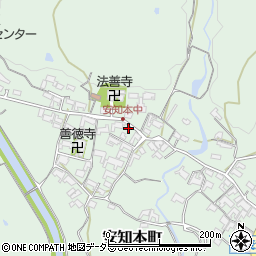 三重県亀山市安知本町549-1周辺の地図