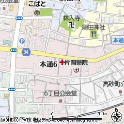 アクアホーム島田本通周辺の地図