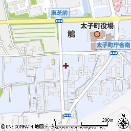 兵庫県揖保郡太子町鵤276-1周辺の地図