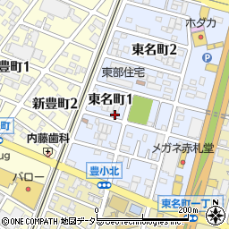 愛知県豊川市豊川町和通周辺の地図