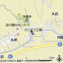 愛知県額田郡幸田町逆川川原30周辺の地図