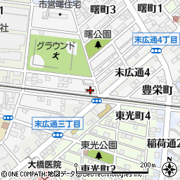 曙公民館周辺の地図