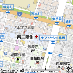 兵庫県姫路市西二階町104周辺の地図