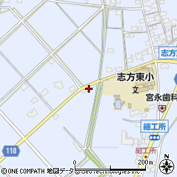 兵庫県加古川市志方町細工所191周辺の地図