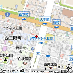 兵庫県姫路市西二階町121周辺の地図