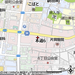 島田市民劇場周辺の地図