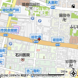 兵庫県姫路市総社本町20周辺の地図