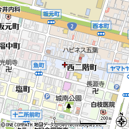 兵庫県姫路市西二階町50周辺の地図