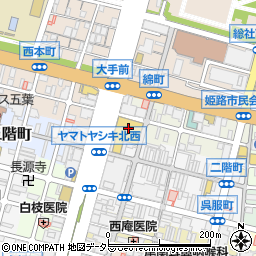 兵庫県姫路市綿町104-2周辺の地図