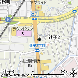 ＥＮＥＯＳセルフ高槻エコ・ステーションＳＳ周辺の地図
