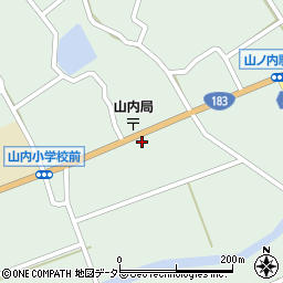 広島県庄原市山内町753周辺の地図