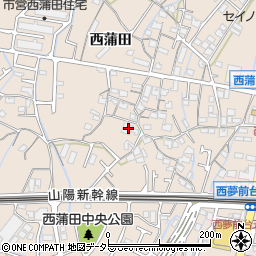 兵庫県姫路市広畑区西蒲田307周辺の地図