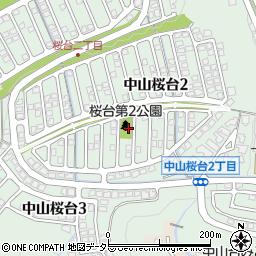 桜台第2公園周辺の地図