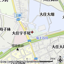 京都府京田辺市大住長谷折周辺の地図