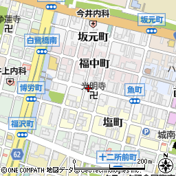 兵庫県姫路市魚町周辺の地図