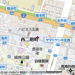 兵庫県姫路市西二階町101周辺の地図