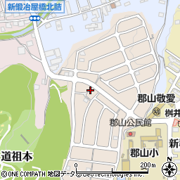 大阪府茨木市井口台周辺の地図