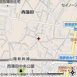 兵庫県姫路市広畑区西蒲田323周辺の地図
