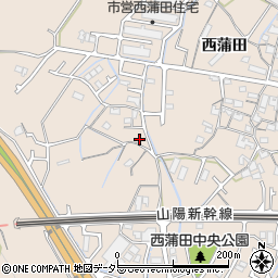 兵庫県姫路市広畑区西蒲田497周辺の地図
