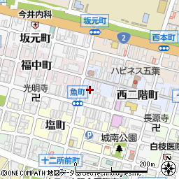 兵庫県姫路市西二階町59周辺の地図