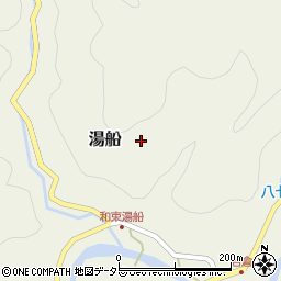 京都府相楽郡和束町湯船周辺の地図