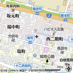 兵庫県姫路市西二階町58周辺の地図