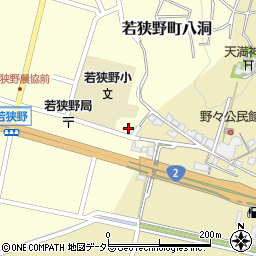 兵庫県相生市若狭野町八洞191周辺の地図