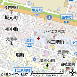 兵庫県姫路市西二階町56周辺の地図