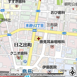 市立島田図書館周辺の地図