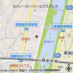 兵庫県姫路市広畑区西夢前台4丁目269周辺の地図