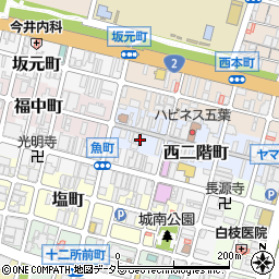 兵庫県姫路市西二階町55周辺の地図