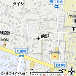 愛知県豊川市野口町前野6周辺の地図