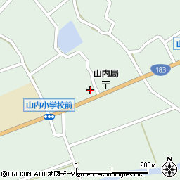 広島県庄原市山内町772周辺の地図