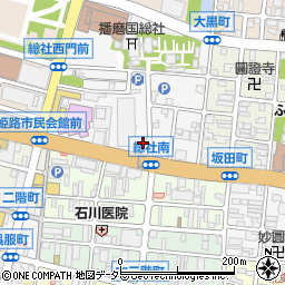 兵庫県姫路市総社本町63周辺の地図