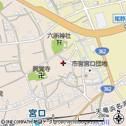 静岡県浜松市浜名区宮口7-5周辺の地図