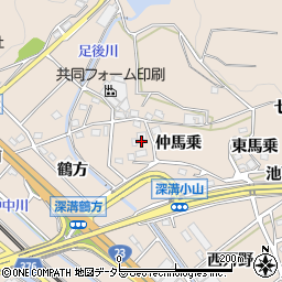 愛知県額田郡幸田町深溝北楠木周辺の地図