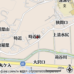 愛知県額田郡幸田町深溝時近前16周辺の地図