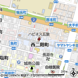 兵庫県姫路市西二階町165周辺の地図