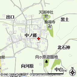 京都府城陽市中中ノ郷73周辺の地図