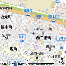 兵庫県姫路市西二階町周辺の地図