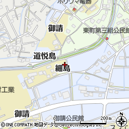 静岡県島田市御請353周辺の地図